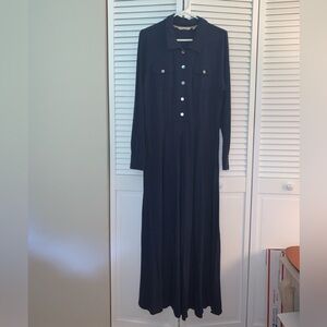 Soft Surroundings knit maxi dress Large NWOT